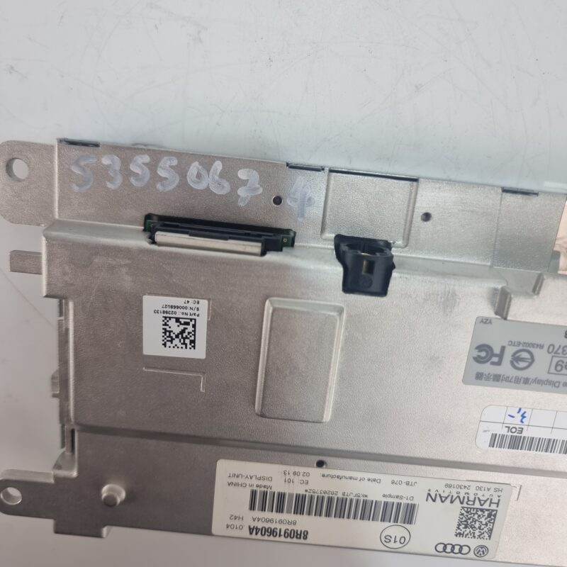 Pantalla Multifuncion Audi A4 8R0919604A - Imagen 3