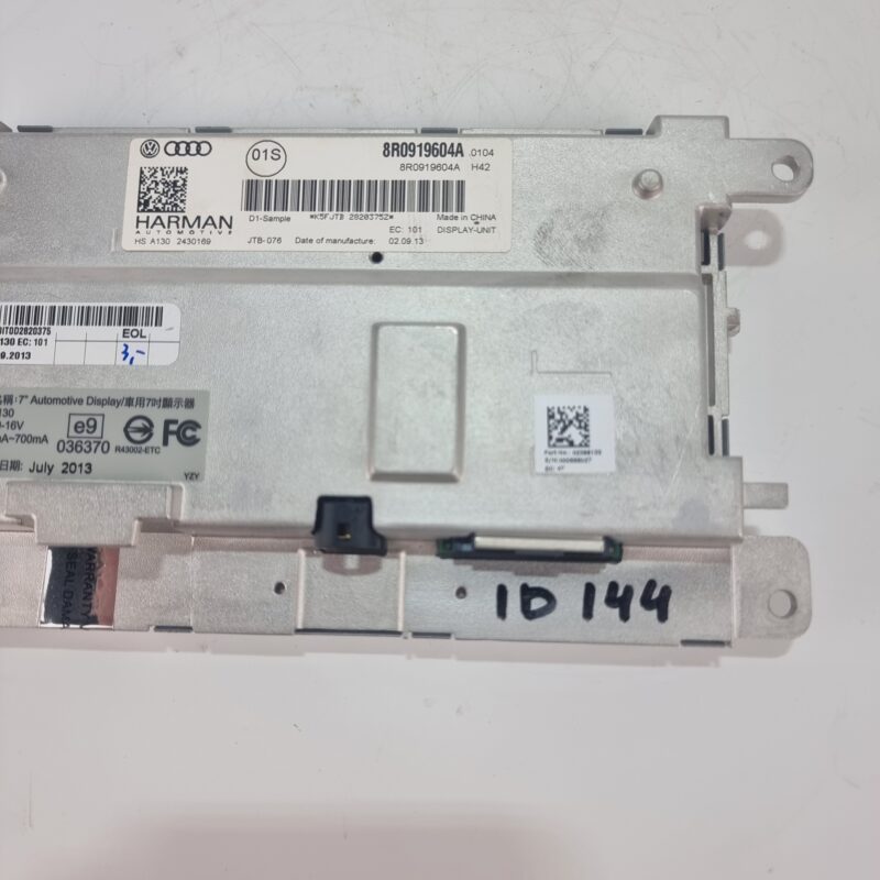 Pantalla Multifuncion Audi A4 8R0919604A - Imagen 4