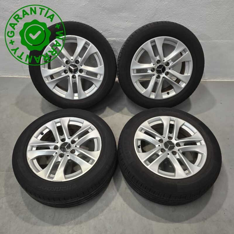 Juego De 4 Llantas 16" Con Neumaticos Mercedes-Benz C200 A2044017202