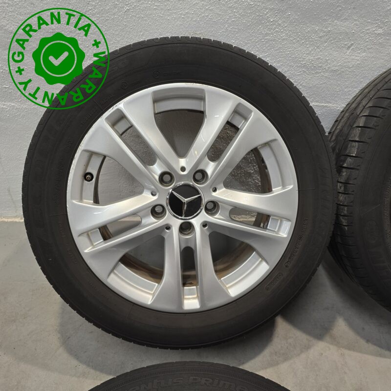 Juego De 4 Llantas 16" Con Neumaticos Mercedes-Benz C200 A2044017202 - Imagen 7