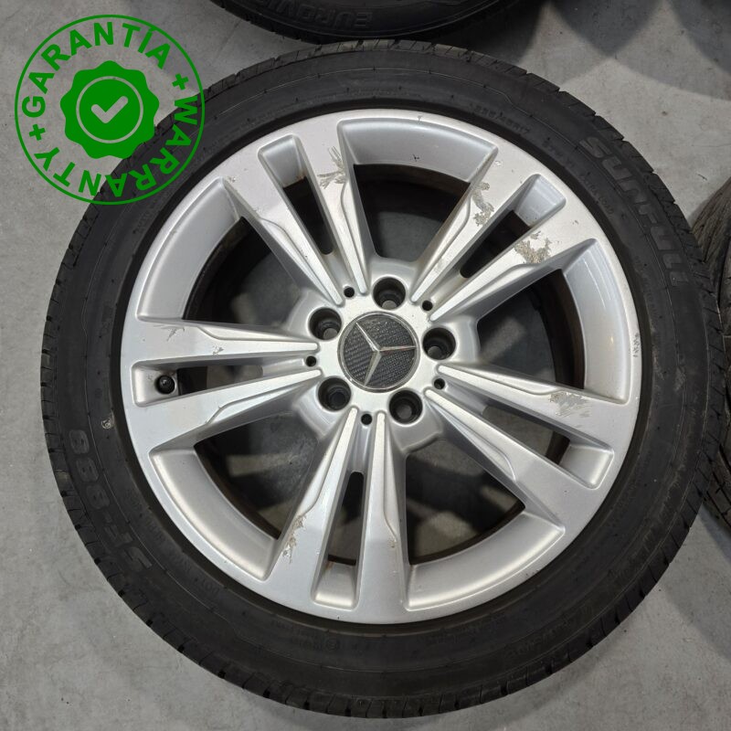 Juego De 4 Llantas 17" Con Neumaticos Mercedes-Benz E220 A2074010600 - Imagen 3