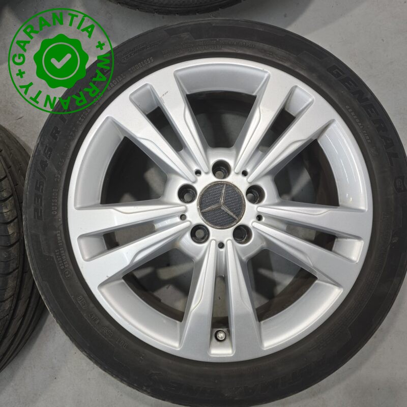 Juego De 4 Llantas 17" Con Neumaticos Mercedes-Benz E220 A2074010600 - Imagen 4