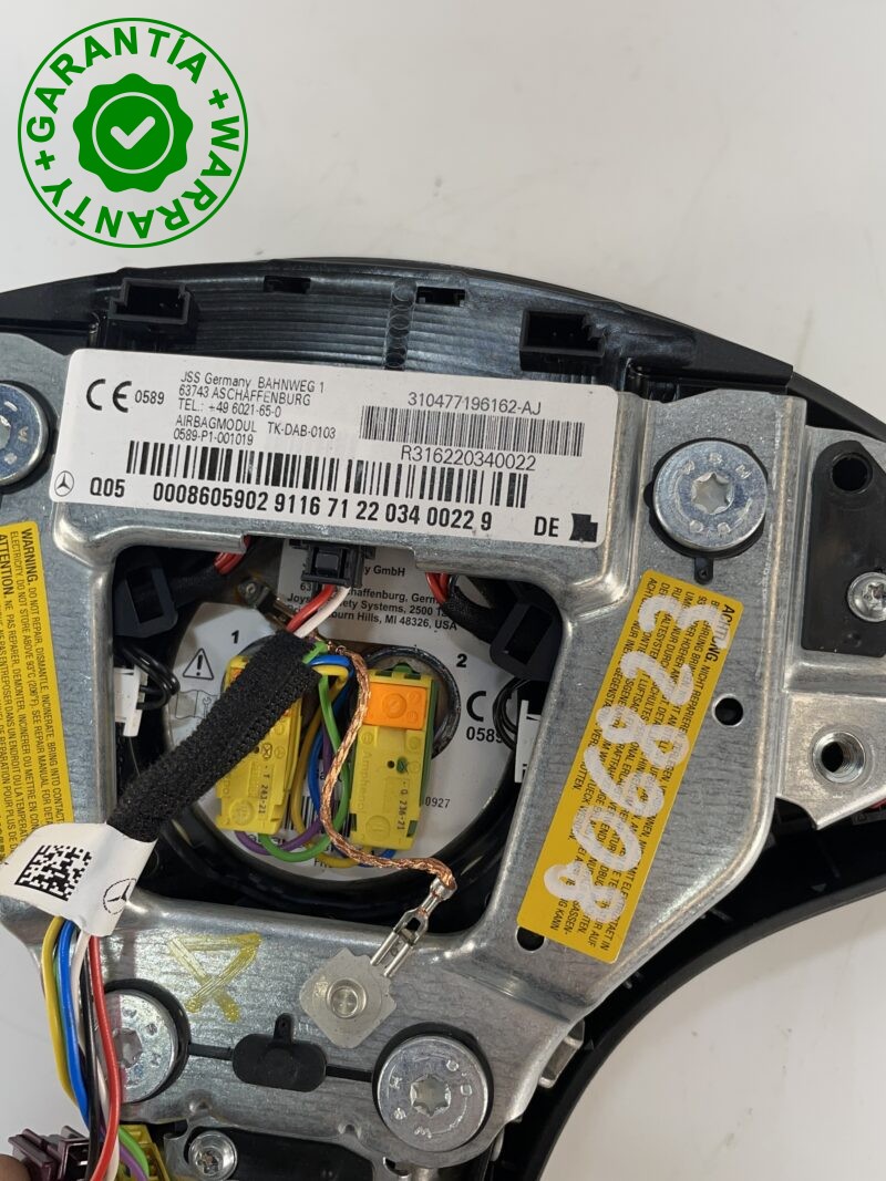 Airbag Volante Mercedes-Benz A2048210151 - Imagen 3