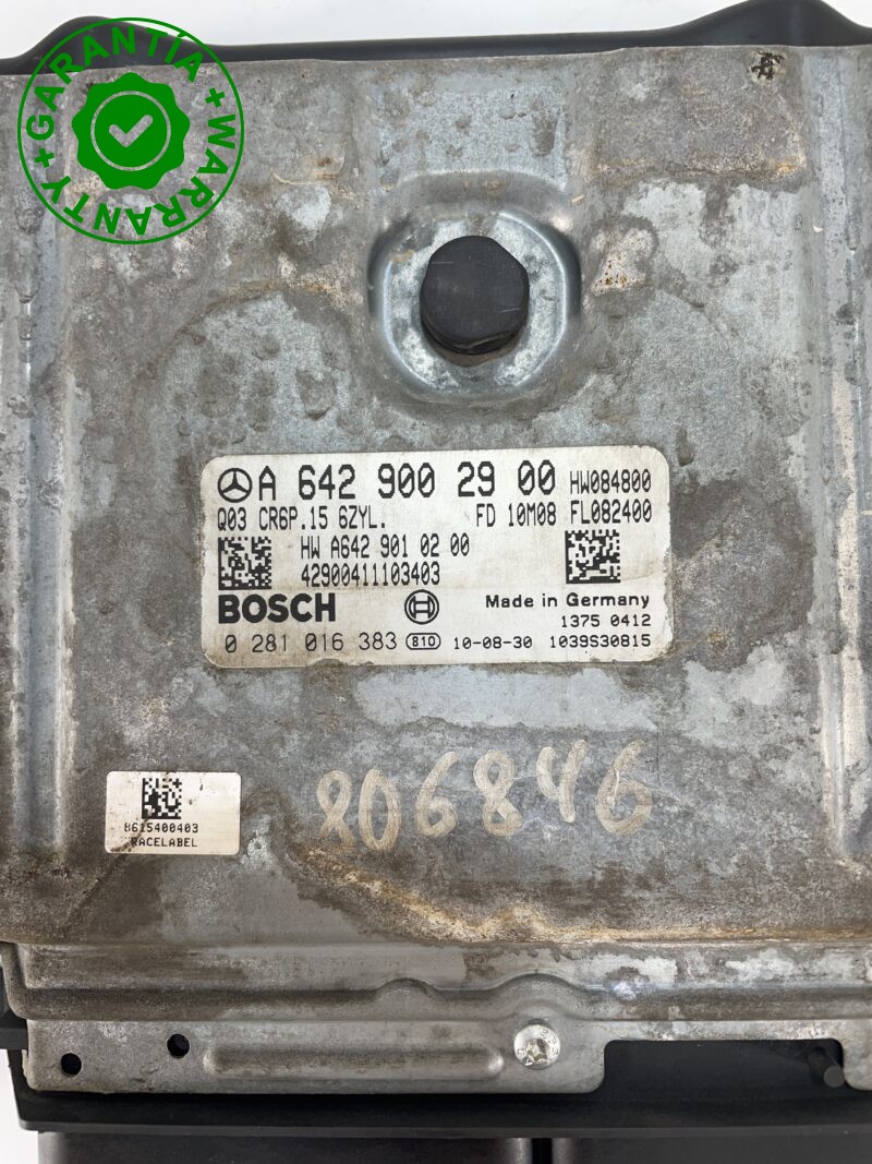 CENTRALITA MOTOR MERCEDES-BENZ E350 CDI A6429002900 - Imagen 3