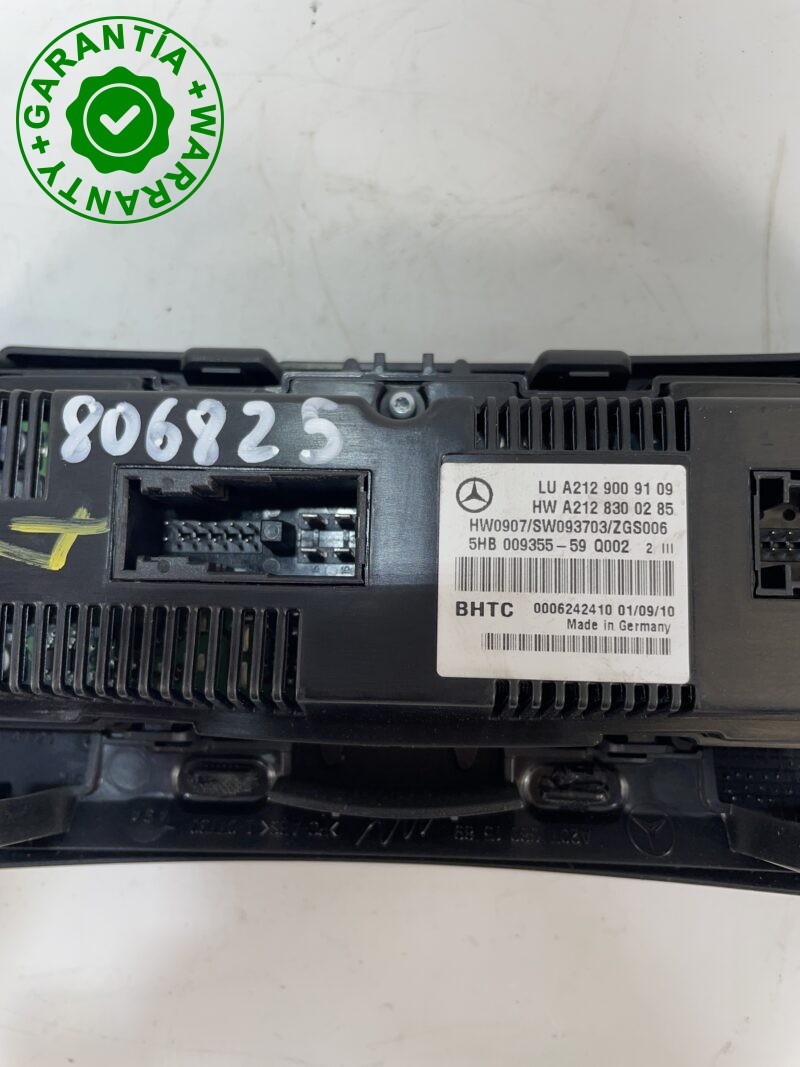 MANDOS CLIMATIZADOR MERCEDES-BENZ A2129009109 - Imagen 3