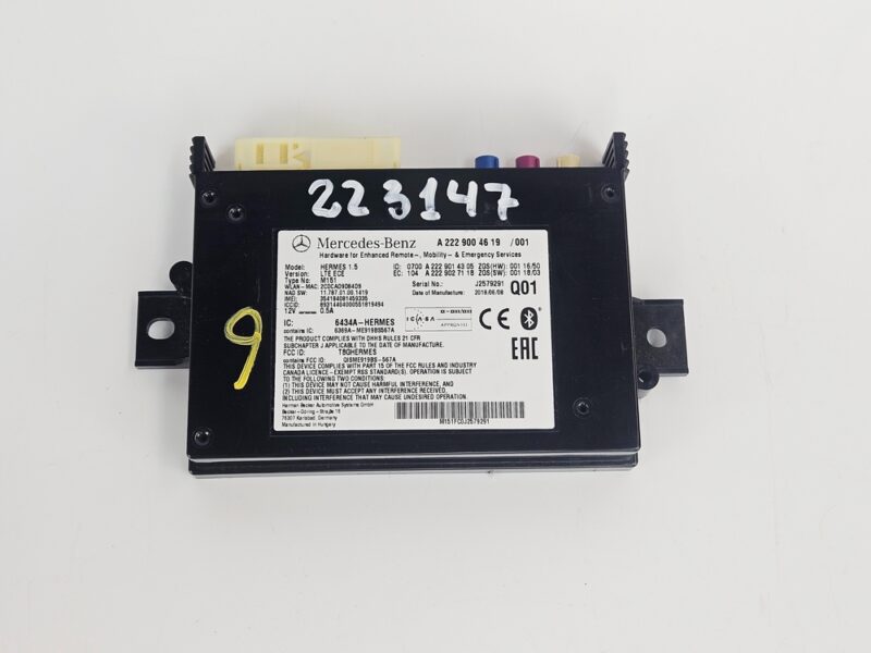 Centralita bluetooth Mercedes-Benz Clase E A2229004619 - #223147 - Foto 4