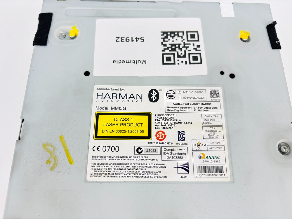 Unidad de control multimedia VW Touareg 7P6035670G 6 Unidad de control multimedia VW Touareg 7P6035670G - #541932 - Foto 6