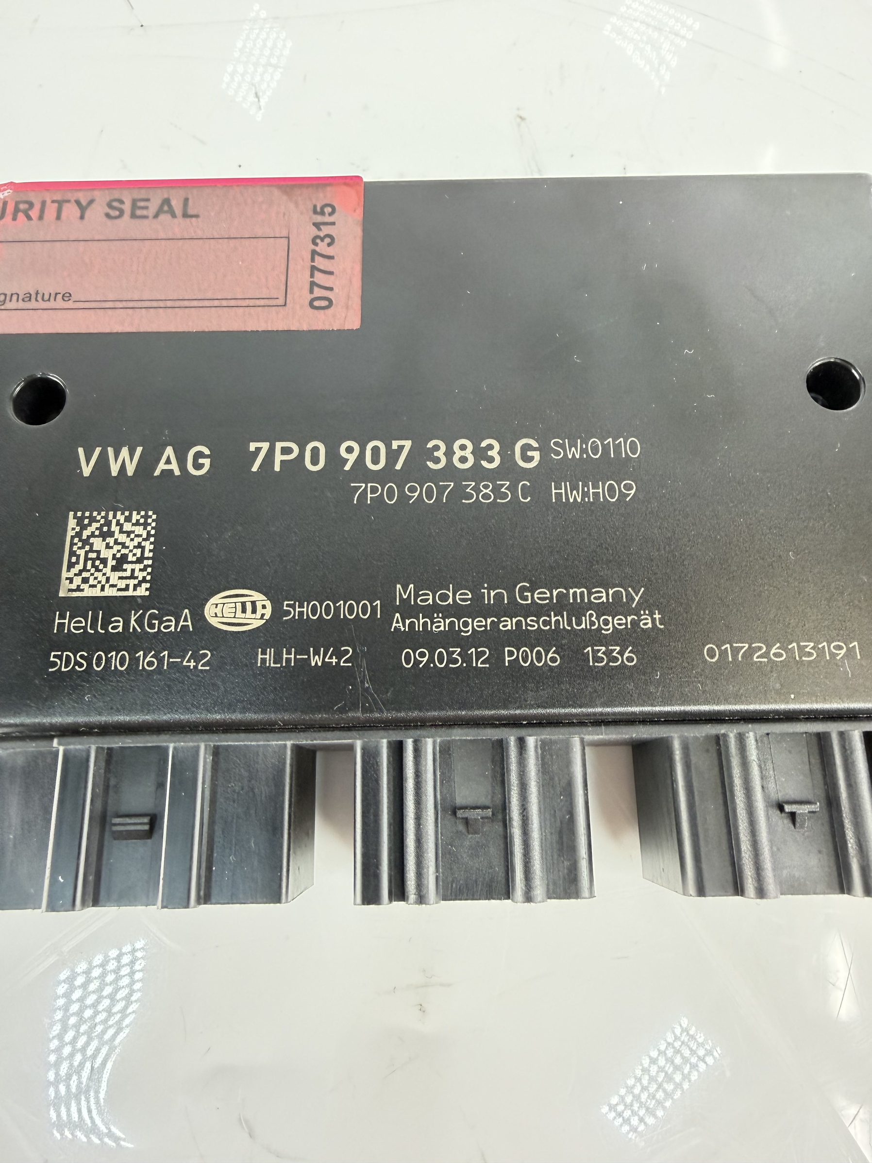 7P0907383G Centralita gancho remolque Porsche Cayenne 2010-2014 - Foto 6 7P0907383G Centralita gancho remolque Porsche Cayenne 2010-2014 - Imagen 6