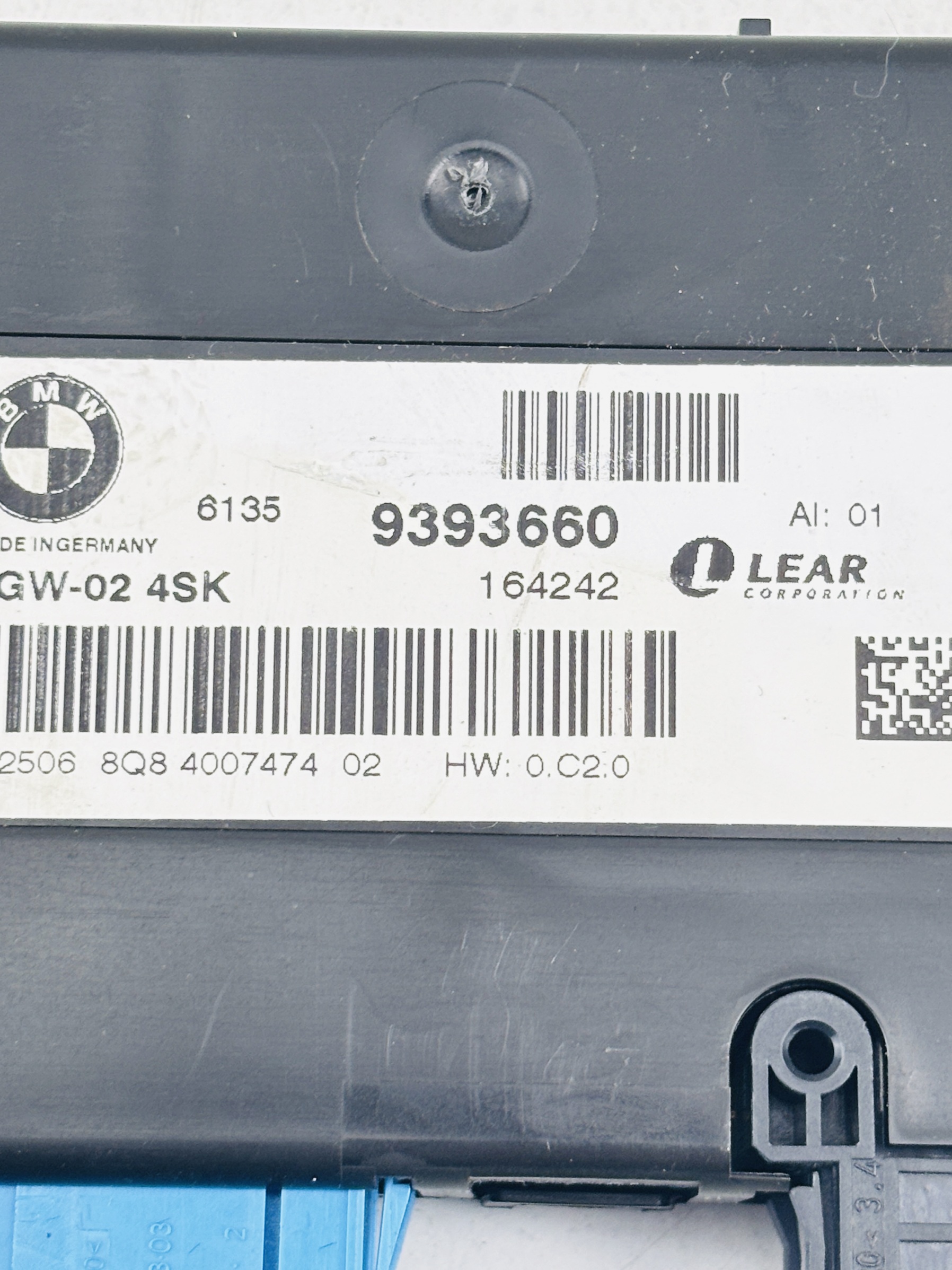 9393660 Módulo de control de carrocería BMW 520d 2010-2017 - Foto 8 9393660 Módulo de control de carrocería BMW 520d 2010-2017 - Imagen 8