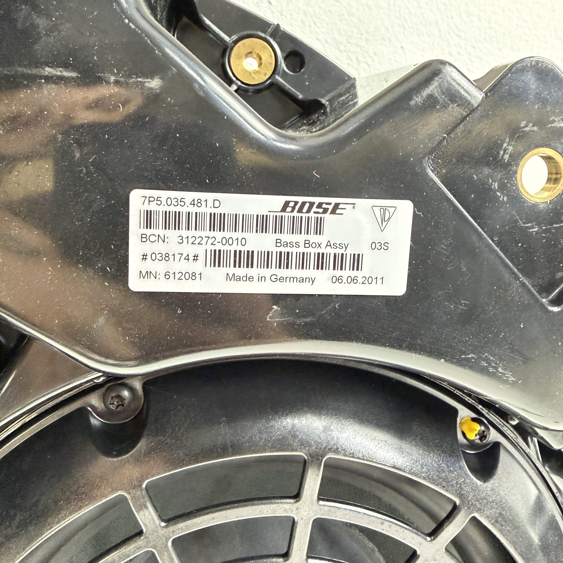 Subwoofer Porsche Cayenne 2010-2018 7P5035481D - Foto 9 Subwoofer Porsche Cayenne 2010-2018 7P5035481D - Imagen 9