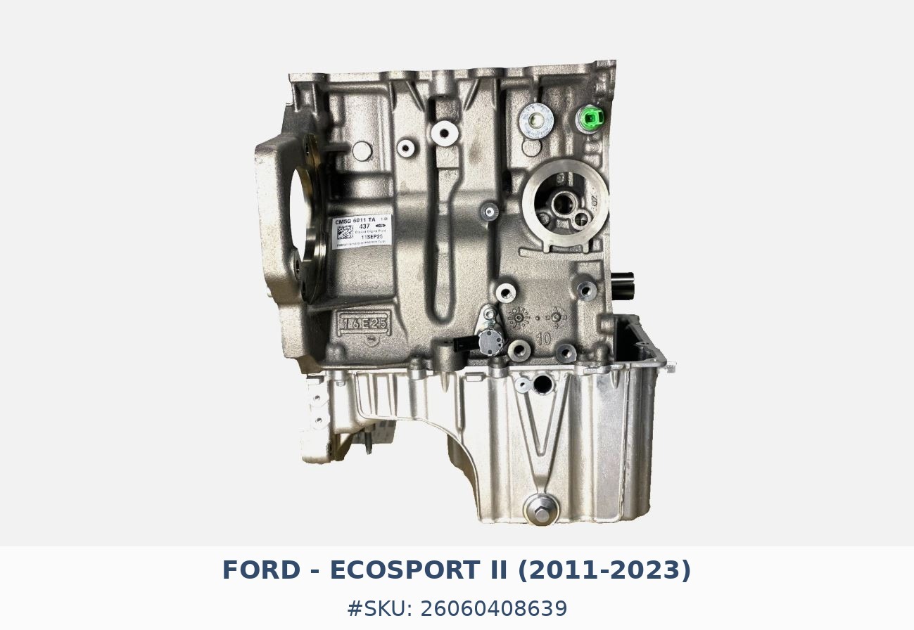 Bloque motor Ford EcoSport 1.0 Nuevo con 0 kilómetros - Foto 1 Bloque motor Ford EcoSport 1.0 Nuevo con 0 kilómetros