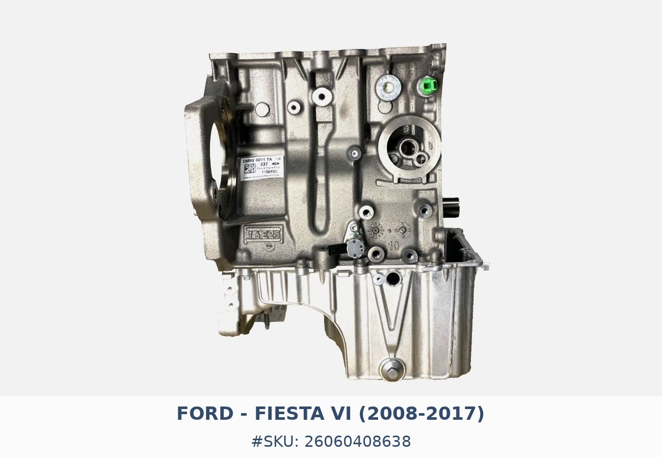 Bloque motor Ford Fiesta 1.0 Nuevo con 0 kilómetros - Foto 1 Bloque motor Ford Fiesta 1.0 Nuevo con 0 kilómetros