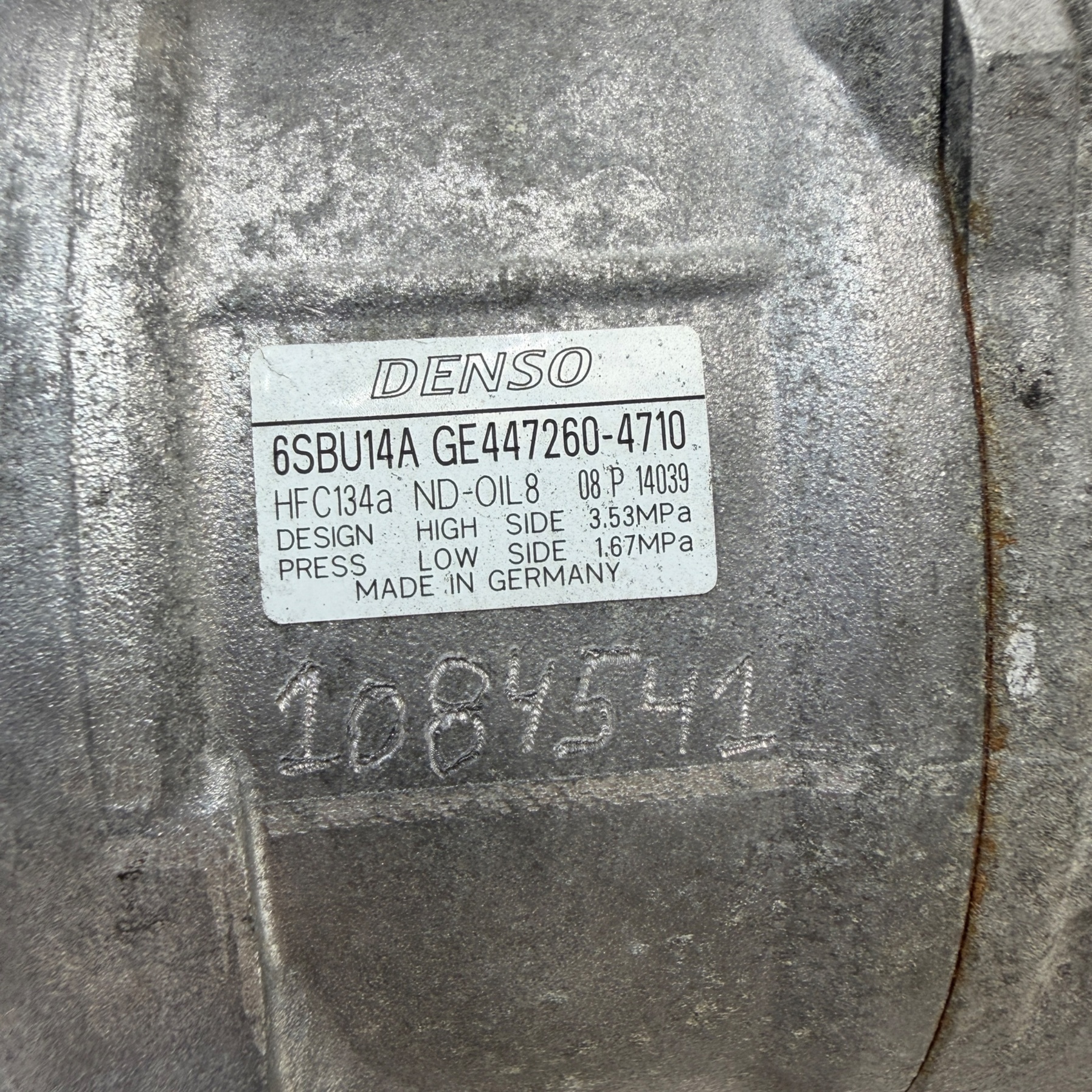 Compresor aire acondicionado BMW 116D 4472604710 - Foto 9 Compresor aire acondicionado BMW 116D 4472604710 - Imagen 9
