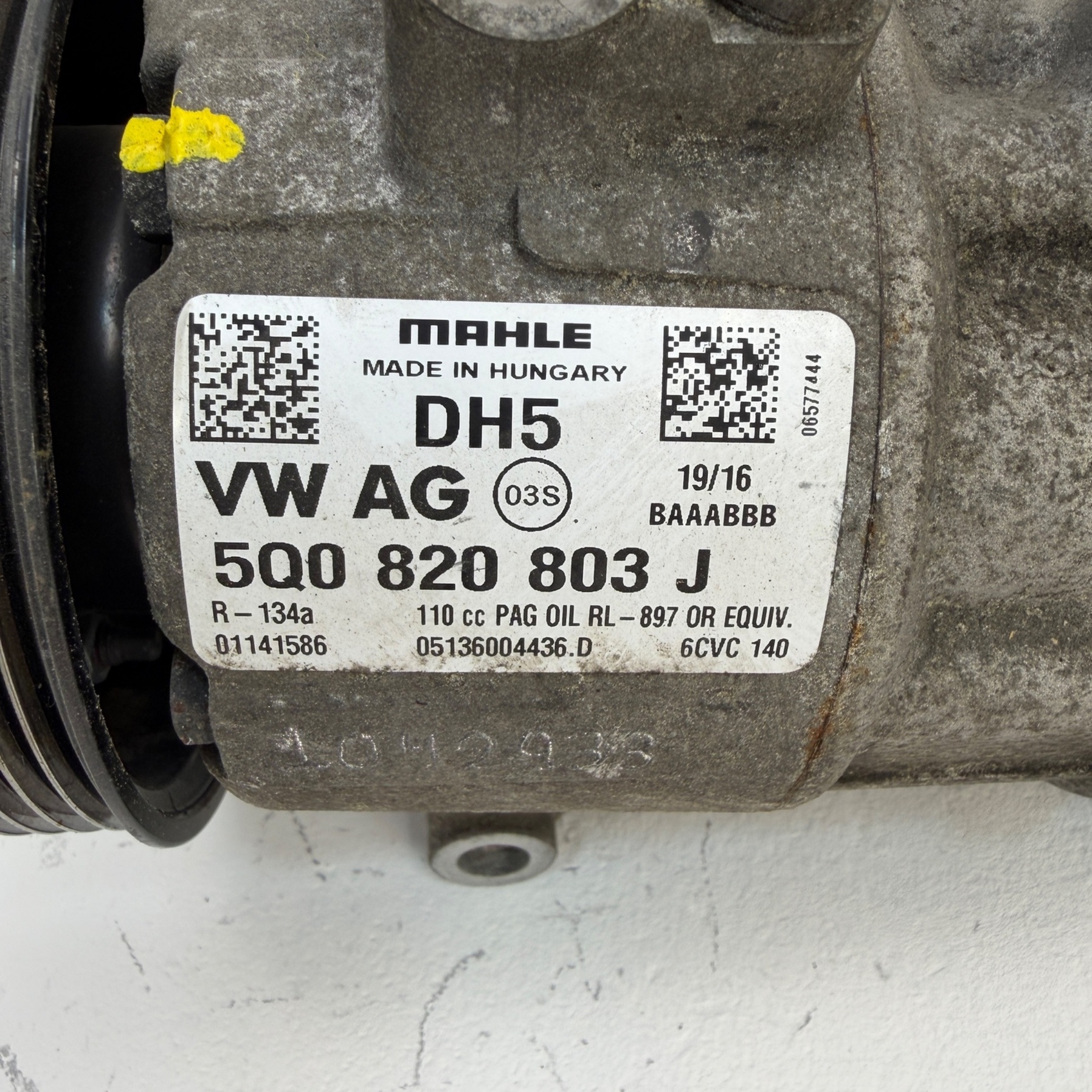 Compresor aire acondicionado Skoda Fabia 1.4 TDI 5Q0820803J - Foto 9 Compresor aire acondicionado Skoda Fabia 1.4 TDI 5Q0820803J - Imagen 9
