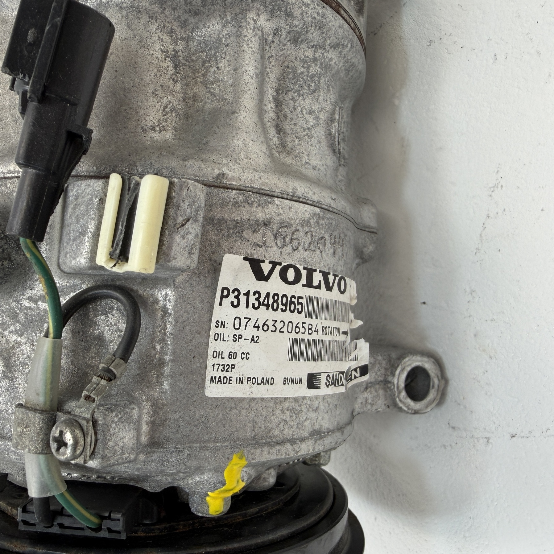 Compresor aire acondicionado Volvo XC90 31348965 - Foto 9 Compresor aire acondicionado Volvo XC90 31348965 - Imagen 9