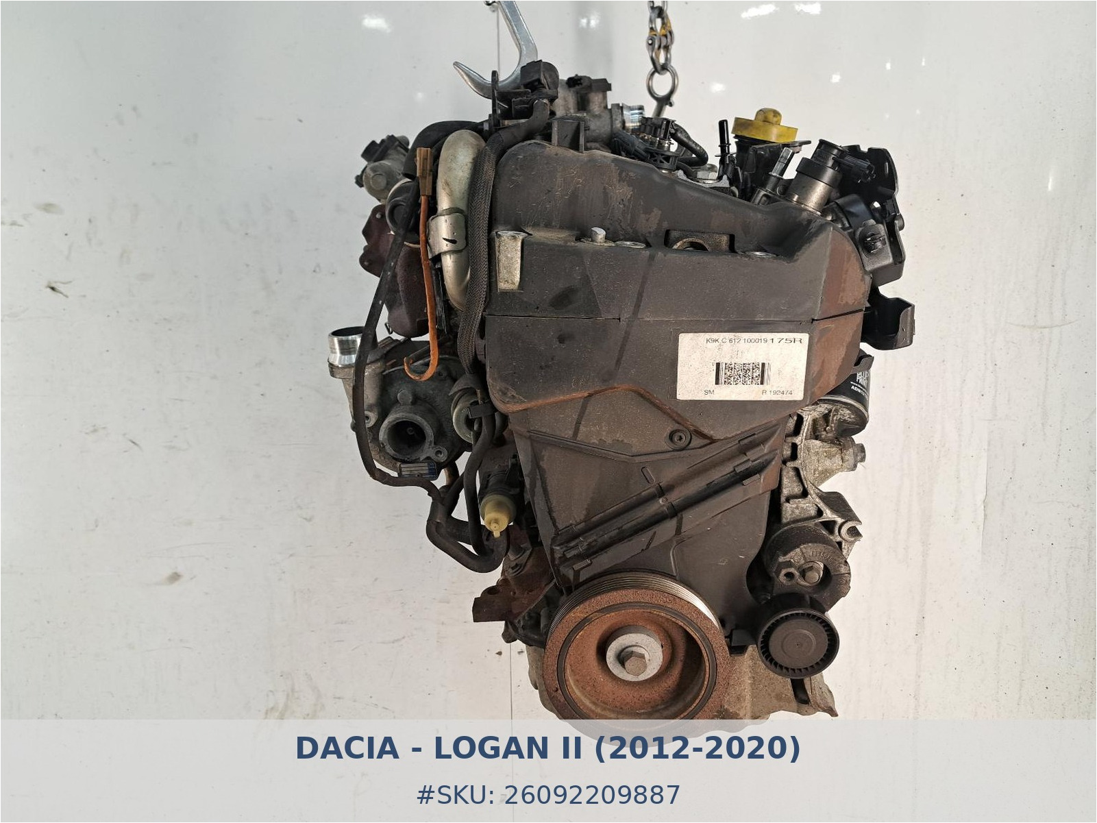 Motor Dacia Logan 1.5 DCI K9K612 - Foto 5 26092209887 motor dacia logan 1 5 dci k9k612 #5 - SKU: 26092209887