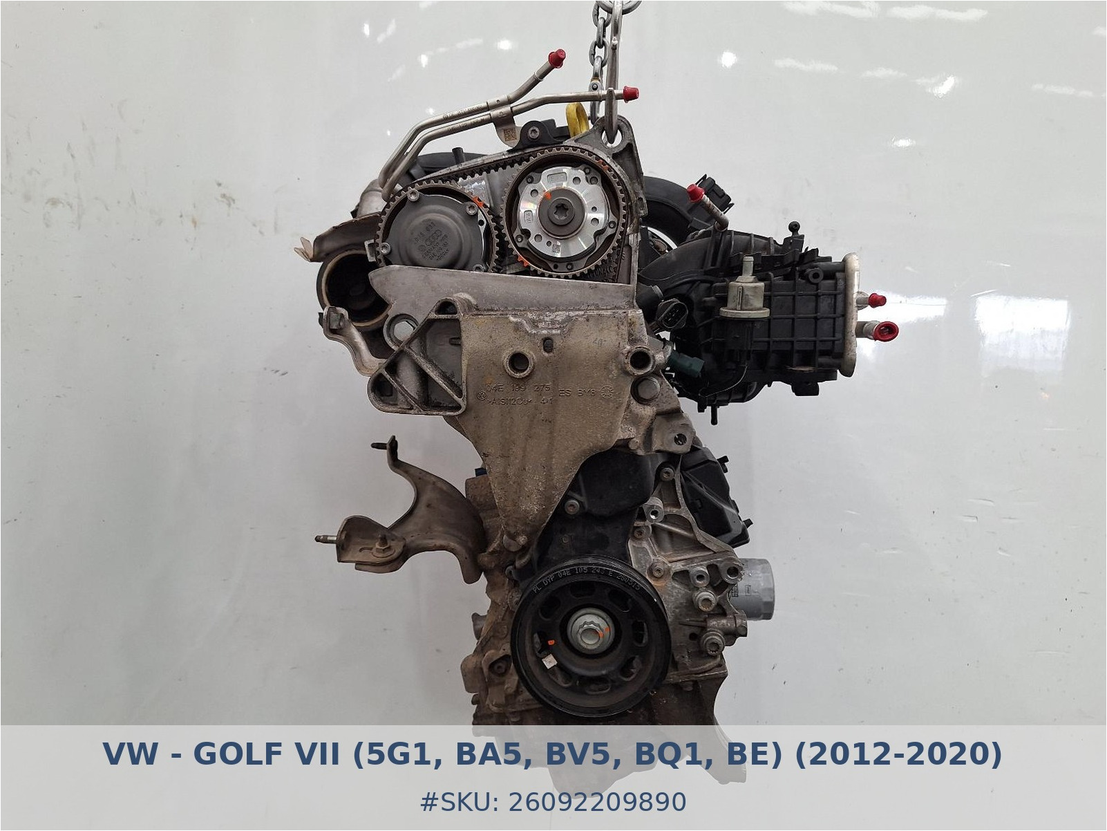 Motor Vw Golf 1.4 TSI CZDA - Foto 2 26092209890 motor vw golf 1 4 tsi czda #2 - SKU: 26092209890