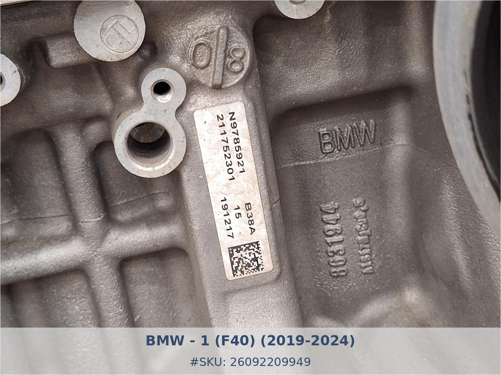 Motor BMW 118i B38A15A - Foto 6 26092209949 motor bmw 118i b38a15a #6 - SKU: 26092209949