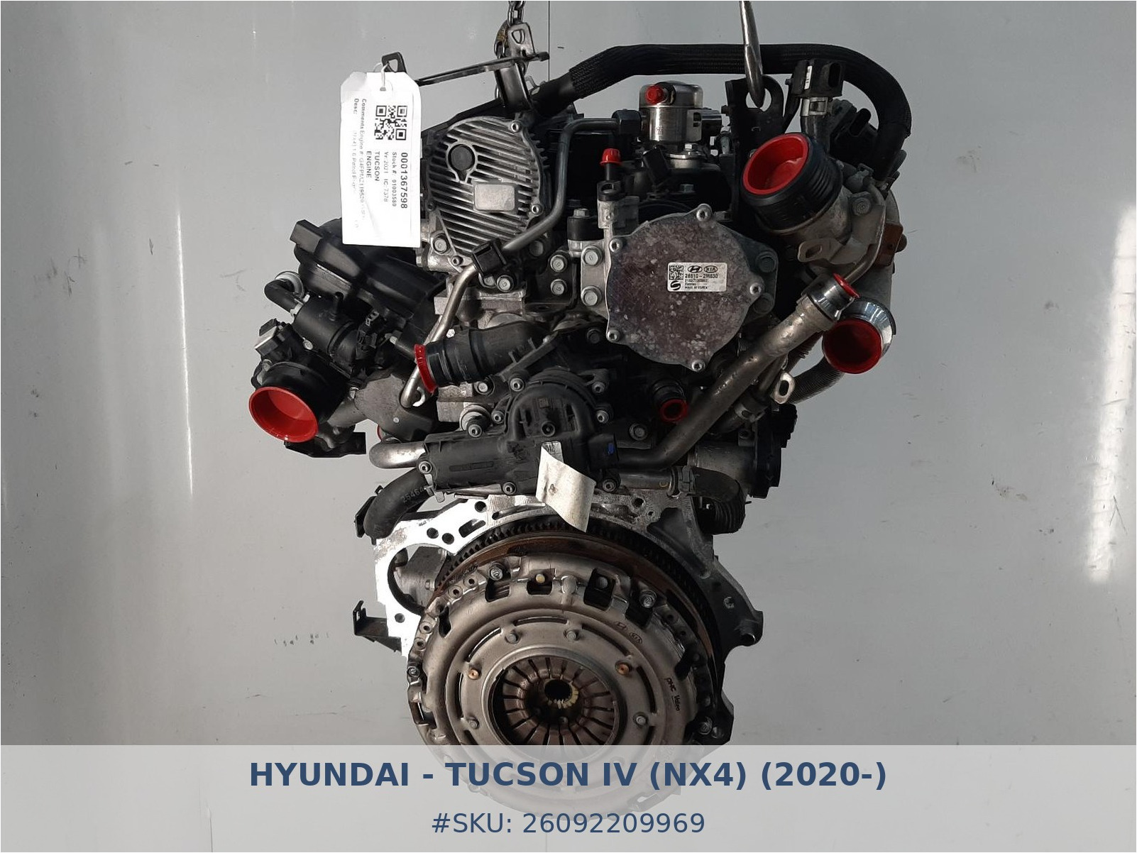 Motor Hyundai Tucson 1.6 G4FP - Foto 2 26092209969 motor hyundai tucson 1 6 g4fp #2 - SKU: 26092209969