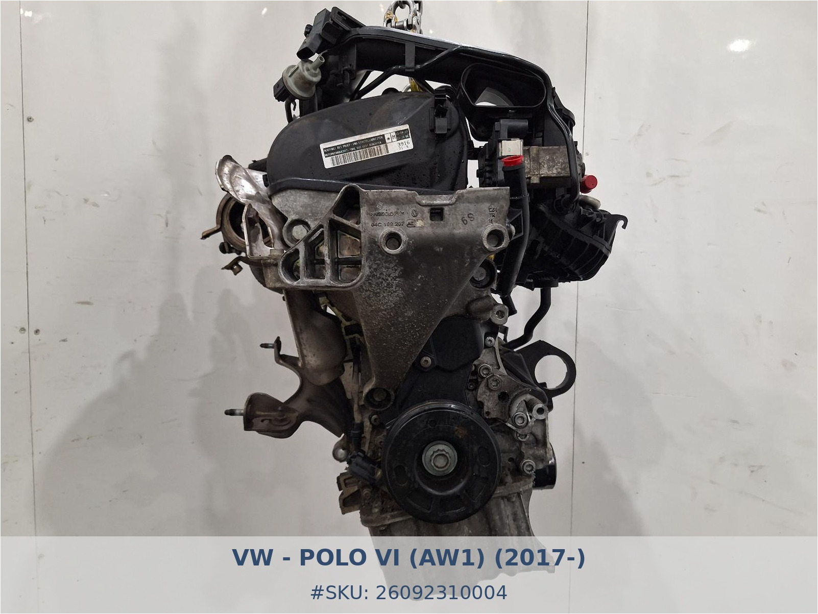 Motor Vw Polo 1.0 TSI DKLA - Foto 1 26092310004 motor vw polo 1 0 tsi dkla #1 - SKU: 26092310004