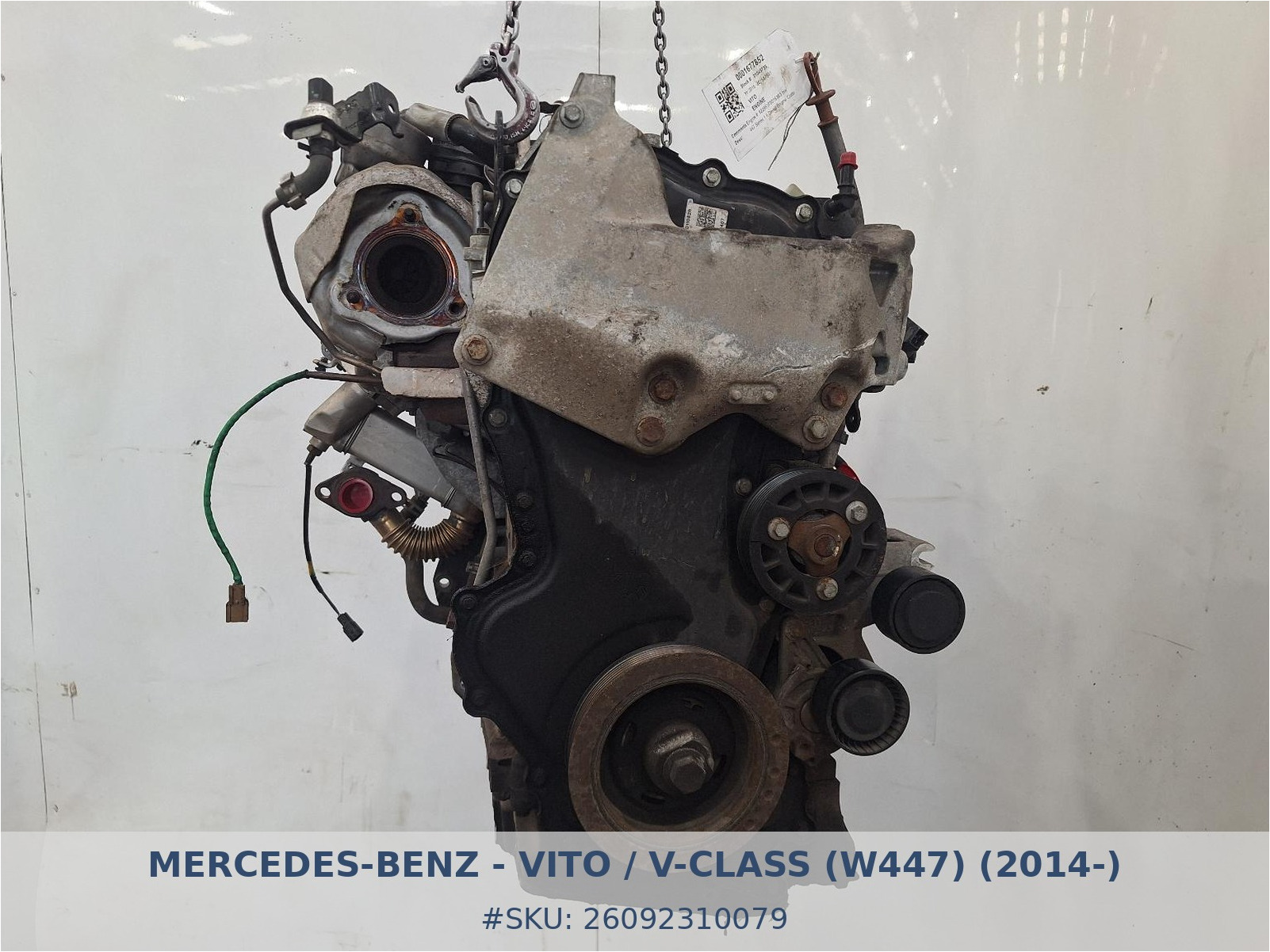 Motor Mercedes-Benz Vito 109 CDI OM622.951 - Foto 3 26092310079 motor mercedes benz vito 109 cdi om622 951 #3 - SKU: 26092310079