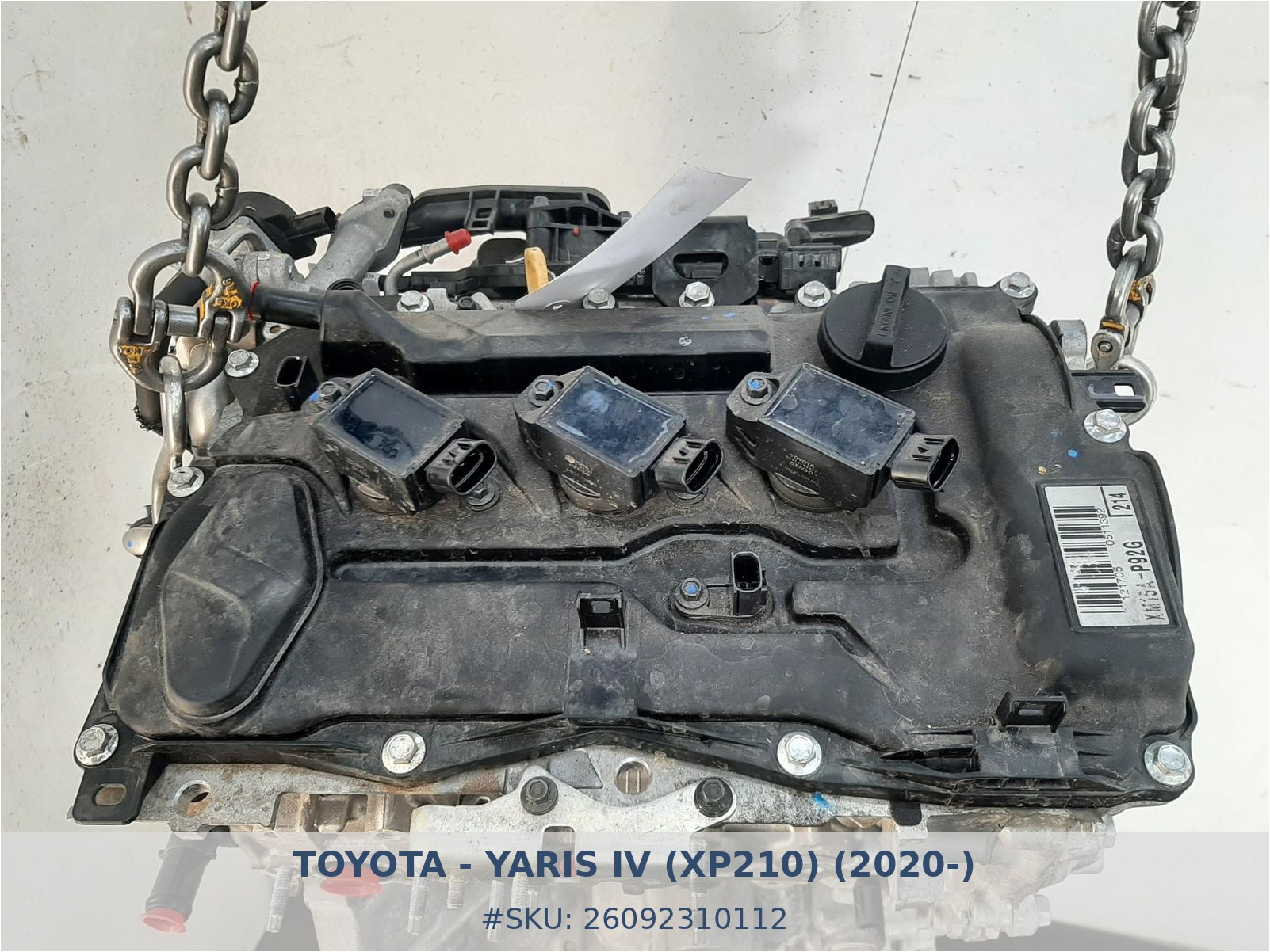 Motor Toyota Yaris 1.5 Hybrid M15A-FXE - Foto 5 26092310112 motor toyota yaris 1 5 hybrid m15a fxe #5 - SKU: 26092310112
