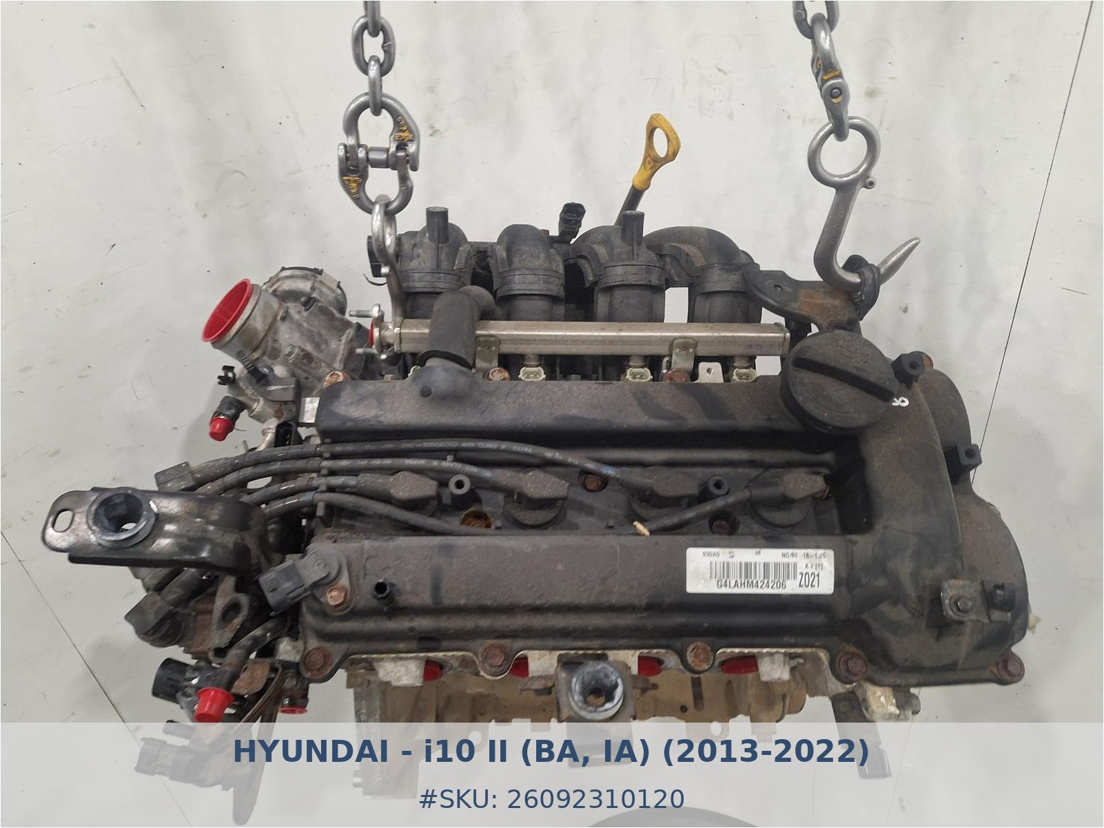 Motor Hyundai i10 1.2 G4LA - Foto 5 26092310120 motor hyundai i10 1 2 g4la #5 - SKU: 26092310120