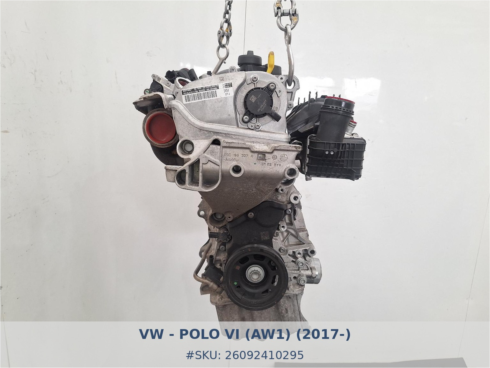 Motor Vw Polo 1.0 TSI DLAC - Foto 2 26092410295 motor vw polo 1 0 tsi dlac #2 - SKU: 26092410295