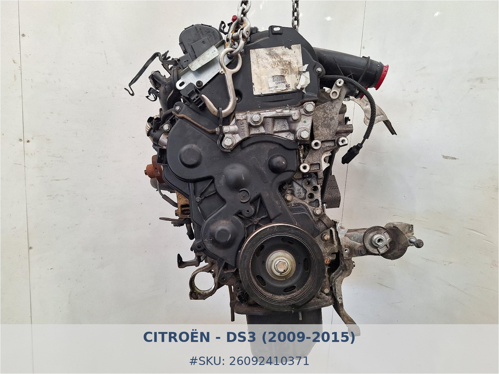 Motor Citroën DS3 1.6 HDi DV6DTED - Foto 1 26092410371 motor citroen ds3 1 6 hdi dv6dted #1 - SKU: 26092410371