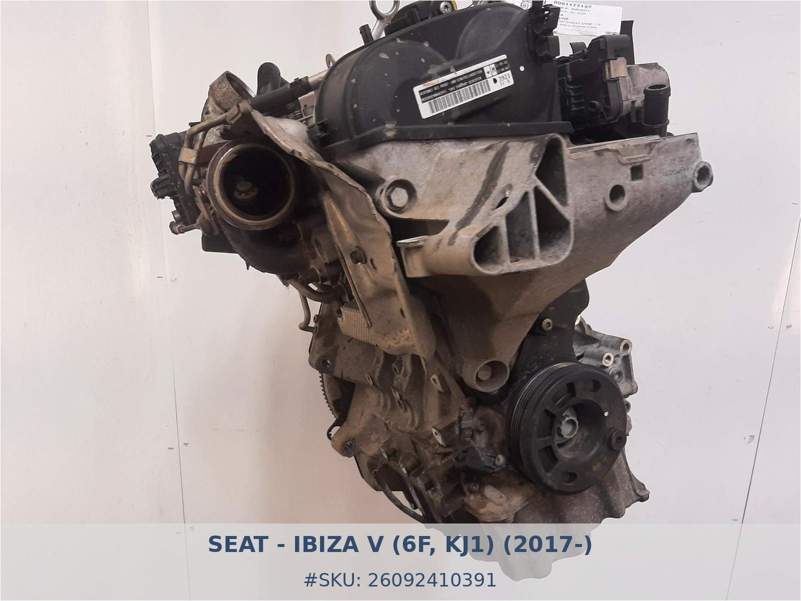 Motor Seat Ibiza 1.0 TSI DKRF - Foto 3 26092410391 motor seat ibiza 1 0 tsi dkrf #3 - SKU: 26092410391
