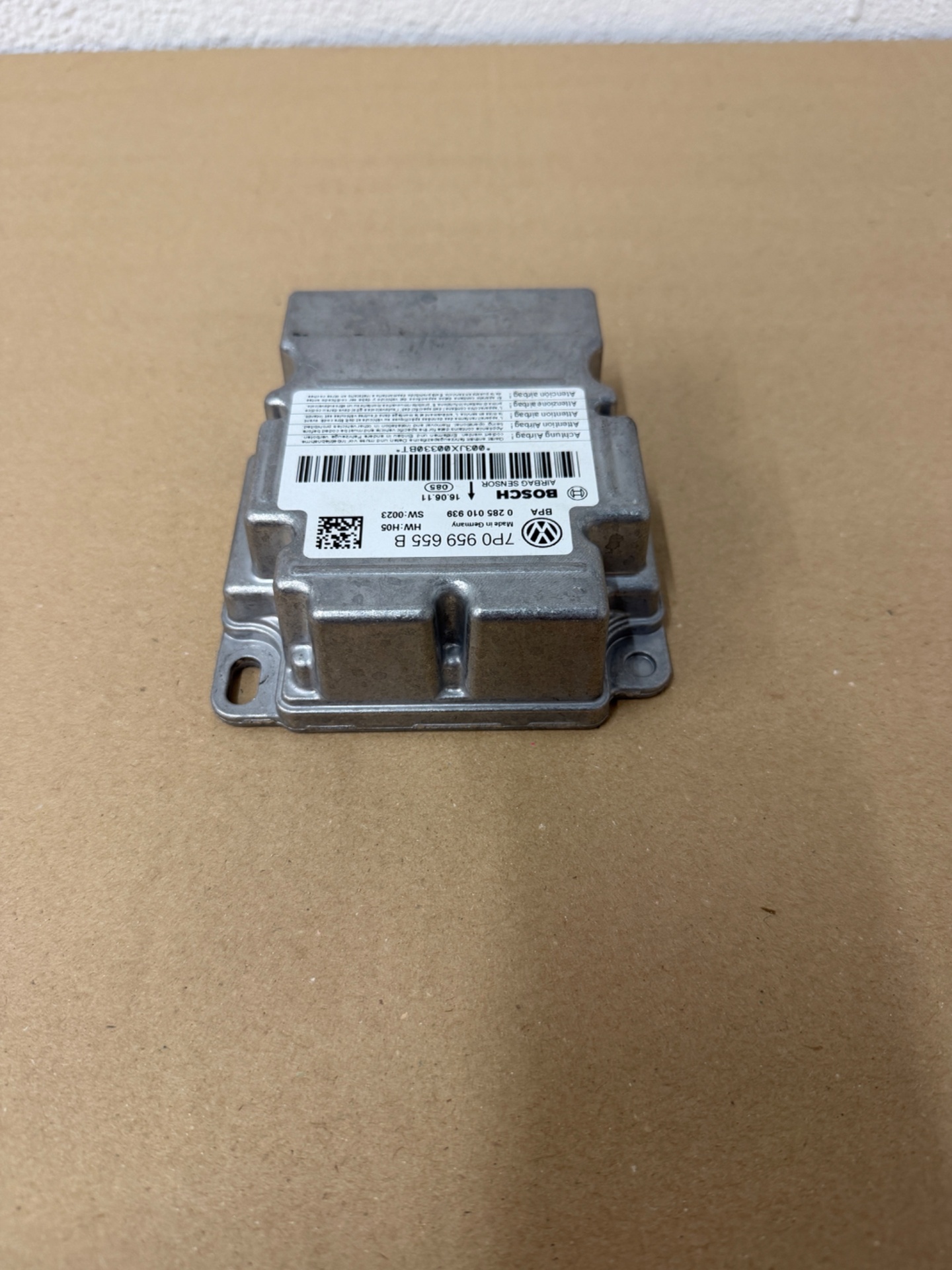 Unidad de control de airbag Vw Touareg 7P0959655B - Foto 4 26093012203 unidad de control de airbag vw touareg 7p0959655b #4 - SKU: 26093012203
