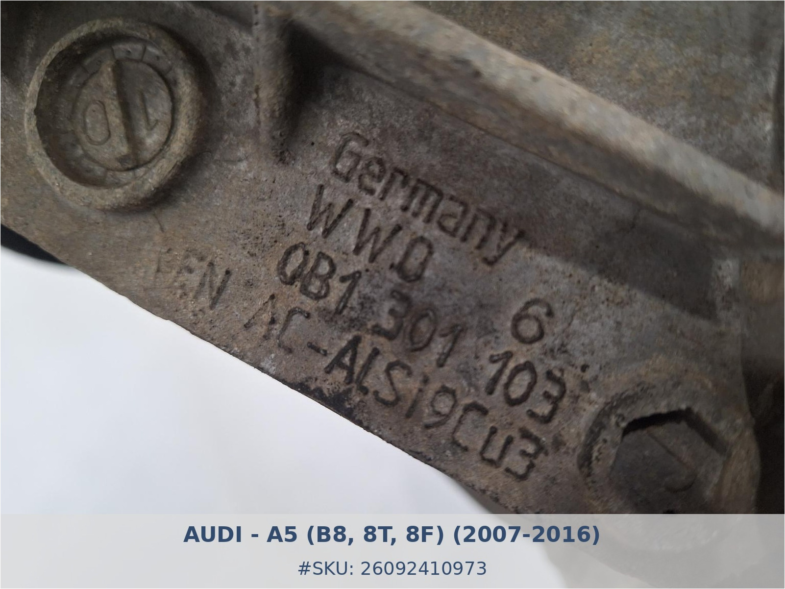 Caja de cambios manual Audi A5 2.0 TDI LLQ - Foto 6 26092410973 caja de cambios manual audi a5 2 0 tdi llq #6 - SKU: 26092410973