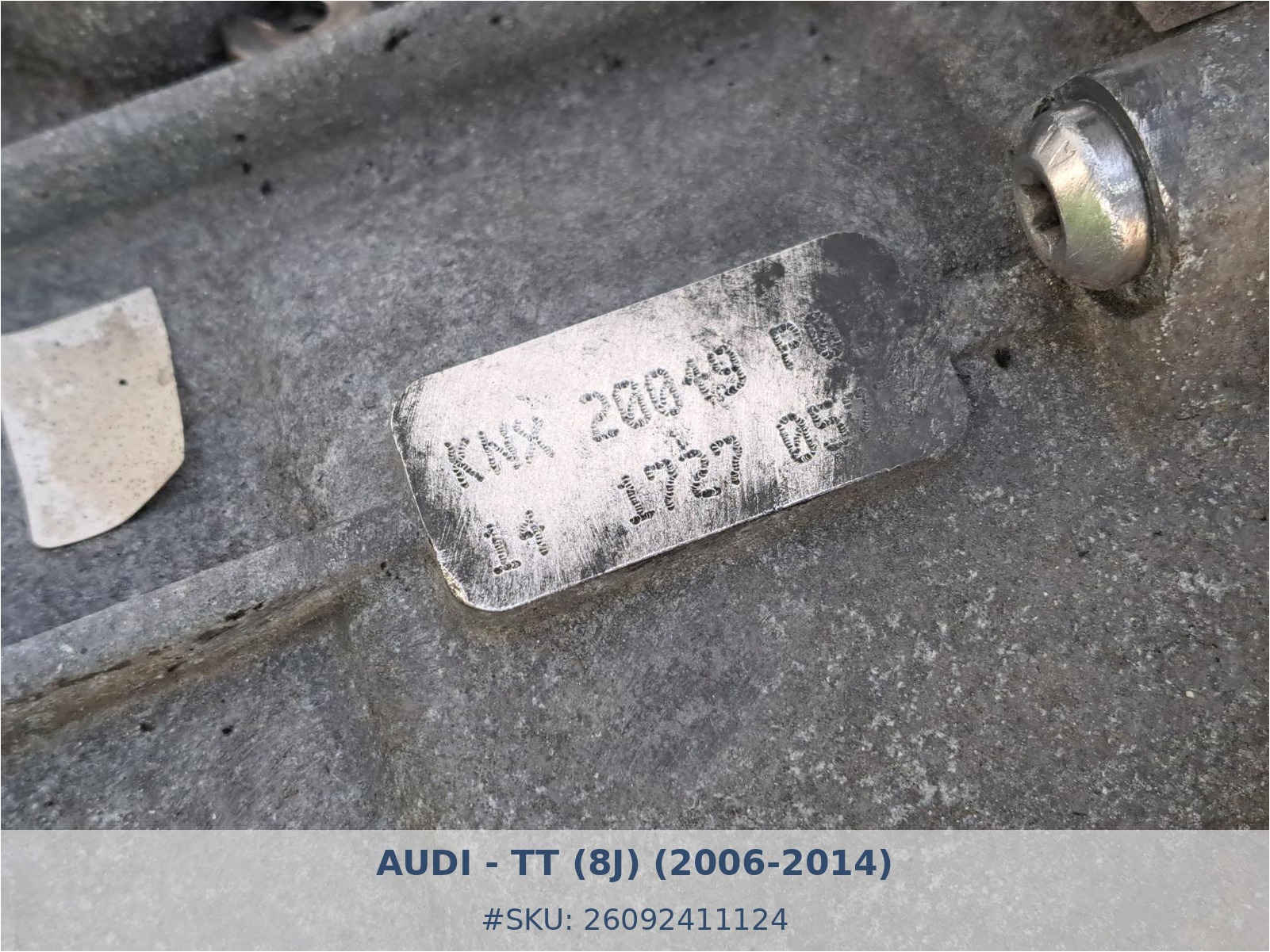 Caja de cambios manual Audi TT 2.0 TFSI KNX - Foto 5 26092411124 caja de cambios manual audi tt 2 0 tfsi knx #5 - SKU: 26092411124